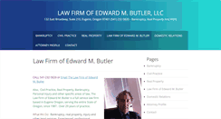 Desktop Screenshot of edwardmbutler.com