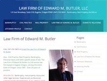Tablet Screenshot of edwardmbutler.com